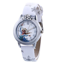 Kids Girls Frozen Princess Cartoon Watch Cute Quartz Watches white