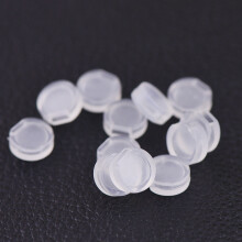 20pc Comfort Plastic Pads for Clip on Earrings Anti-Pain Clip on Earring Cushion Clear