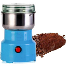Electric Coffee and Spice Grinder with Stainless Steel Blades, Low Noise, Transparent Lid