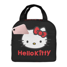 Boîte à lunch Hello Kitty isotherme pour femmes et hommes, réutilisable, idéale pour le travail, les pique-niques et les activités de plein air.