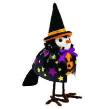 Halloween Álló Madár Figura, Kézzel Készített Textil Dísz Lakberendezéshez, Beltéri Asztali Kellék, 1X Díszek Kiárusítás - Nagy Akció!