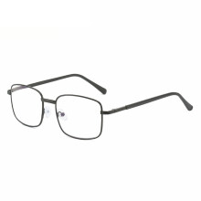 Ochelari de citit retro cu ramă mare anti-lumină albastră, cu față mare și film adăugat, arc din tablă PC pentru cititorii în vârstă