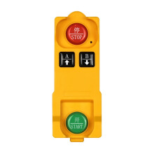 jixopn Hoist Crane Control 2/4 Buttons Crane Industrial Radio Controller (2 Key)