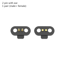 1 par 2/3/4/5P12V1A vattentät magnetisk Pogo-stiftskontakt Pogo-stift hane hona 2,5 mm fjäderbelastad DC-strömuttag 60 g elastisk kraft