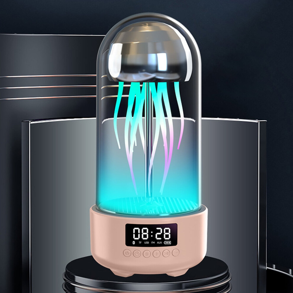 Speakers Gnobogi Luminous Jellyfish Wireless Bluetooth Speaker Colorful Vibe Breathing Outdoor Sound Night Portable Audio Clearance Light 9110895182802