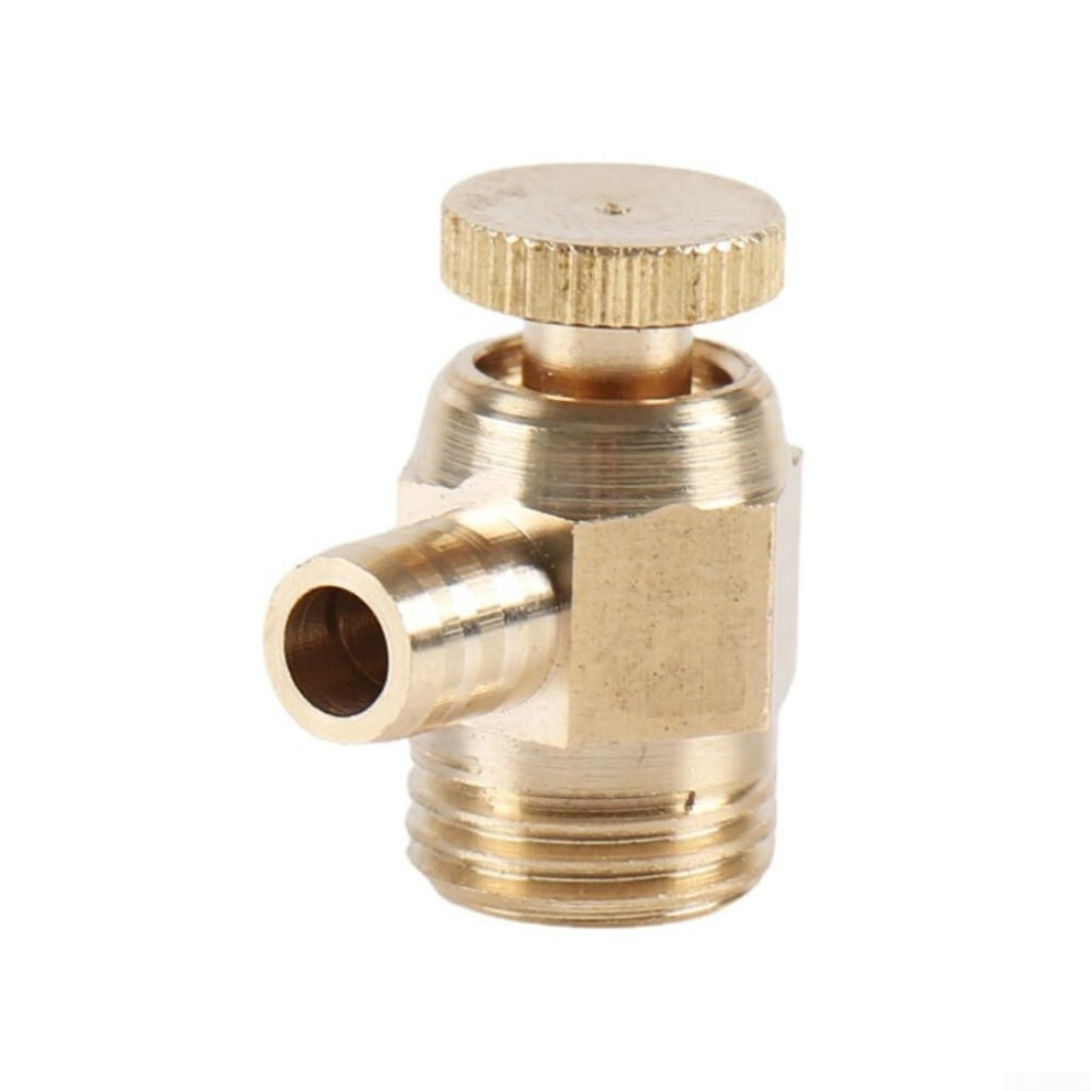 G1/4 Male Pneumatic Exhaust Valve For Gas Heater, Brass Replacement With Efficient Flow Control 9174973973607