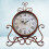 Retro Iron Table Clock for Home Decoration 3
