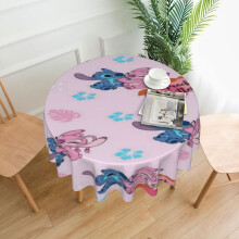 Stitch Rectangular Tablecloth, 60in, Water Resistant, Anti-Wrinkle, Spill-Proof Soft Fabric, compatible with dining room, parties & holiday use