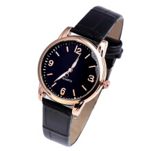 Watches for Women Quartz Watch Woman'S High-End Blue Glass Life Waterproof Distinguished Leather Watch
