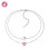 Hello Kitty double-layer rice bead heart necklace 6