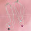 Hello Kitty double-layer rice bead heart necklace 5