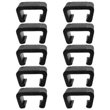 Eease30Pcs Clips de fixation pour meubles en osier, canapés et fauteuils en rotin d'extérieur et de terrasse