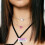 Hello Kitty double-layer rice bead heart necklace 4