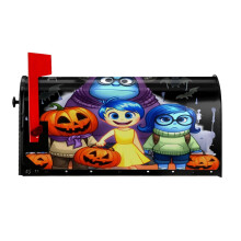 Inside Out Magnetic Mailbox Cover Garden Yard Home Decor For Outside, Decorative Outdoor Post Letter Box Wrap Decor Mail Wraps, 21x18 In