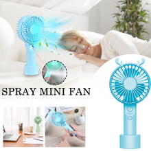 Mini Portable Fan Clearance Miayilima HR2150 New Small fan Students outdoor portable small small fan Handheld Fan Hand Held Fan blue One Size