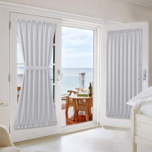 Panneau de rideau de porte, rideau occultant thermique isolant pour porte latérale, rideau d'intimité pour fenêtre/salon/porte, 1 panneau