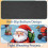Mouse Pad με Χριστουγεννιάτικο Σχέδιο Έλκηθρο με Αντιολισθητική Βάση από Λαστιχένιο, 4