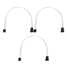 3 stuks PWM-ventilatorstroomverlengkabel, 4-pins ventilatorstroomkabelaccessoire
