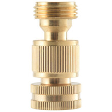 Raccord rapide pour tuyau d'arrosage Qtmnekly en laiton massif, 3/4 pouce (lot de 3).