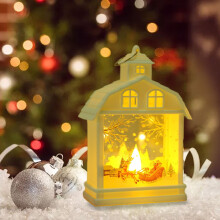 karymi Christmas Lights Decor, Battery-Powered LED Hanging Lantern, Compatible with Christmas Tree Pendant, Party Home Decor, Women's Gifts
