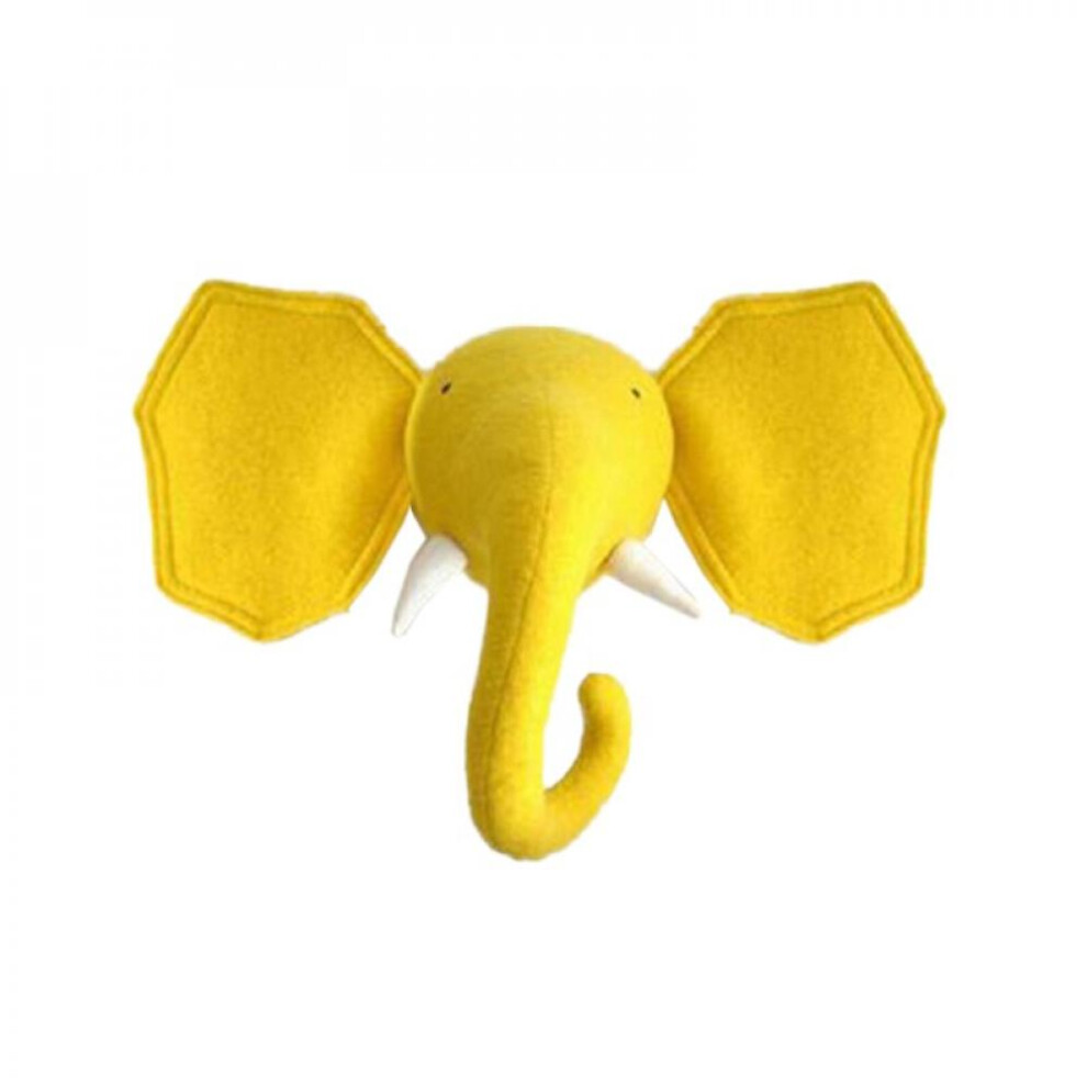 Jandel Kids Toys 3D Animal Zebra Elephant Giraffe Head Wall Mount Children Stuffed Animals Kids Room Wall Art Hanging Toys