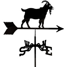 Weather Vane Stainless Steel Roof Mount with Weather Direction Indicator for Garden and Farm Yard Decor