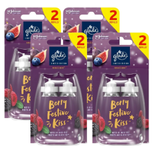 8 x Glade Sense and Spray Refill 18ml - Berry Festive Kiss