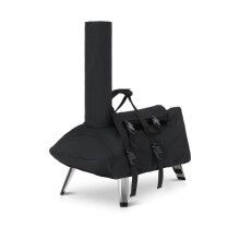 Pizza Oven Cover for Ooni Karu 12, Heavy Duty Waterproof Outdoor Carry Cover with Chimney Bag, 600D Oxford Fabric