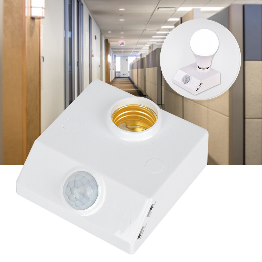 Infrared Sensor E27 Light Socket With Adjustable Sensitivity For Led Appliances 9301382674935