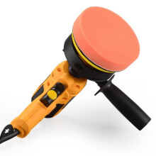Dual Action Car Polisher 600W Variable Speed Random Orbital Buffer for Cars Boats Floors with 5' Pads