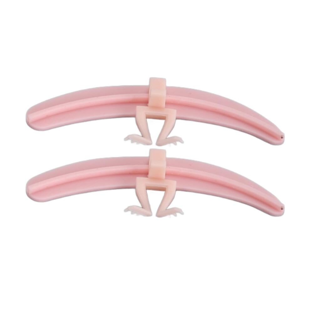 Pink Eyelash Extension Tool With Silicone Lash Separator, Washable Reusable Design For Beauty Salon