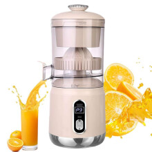 Electric Citrus Juicer with USB Rechargeable Battery, 20s Press, Digital Display, 20Oz for Orange Lemon