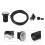 Garbage Disposal Air Switch Button Black, Air Activated Push Button for Kitchen Sink, Lock Function 3