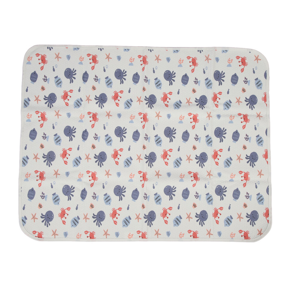 Reusable Diaper Changing Mat Soft Padding Waterproof Bed Liner Highly Absorbent Portable Leak Proof Folding Mattress Protector For Toddlers Kids And
