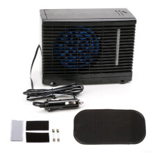24V Portable Air Cooler with Humidifier and Water Tank for Home and Car Quiet Energy Saving Cooling