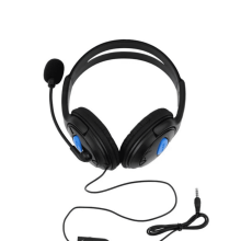 Gamer-Audiofon mit Mikrofon für PS4PC-Anschluss, 3,5-mm-Ohrhörer mit Kabel