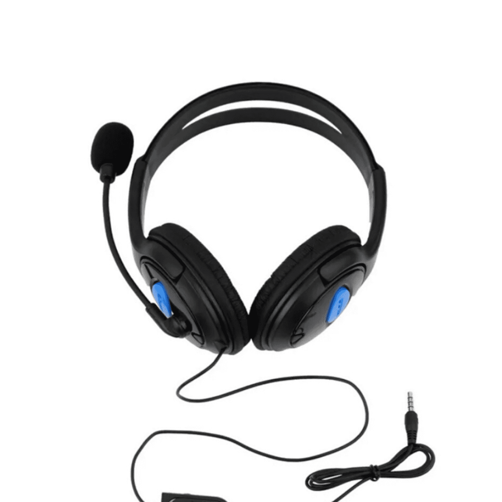 Audifonos Gamer Con Microfono Para Ps4 Pc Conector 3.5 Mm Auriculares Con Cable 9395123894386