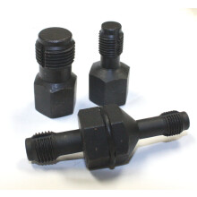 3pc Oxygen Sensor Spark Plug Socket Thread Chaser Repair Cleans M8 M12 10mm 14mm
