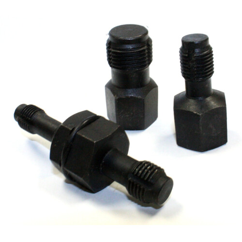 3pc Oxygen Sensor Spark Plug Socket Thread Chaser Repair Cleans M8 M12 10mm 14mm 1