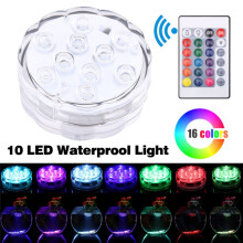 Submersible Light Waterproof Underwater Led Light Controlled Changing Lamp