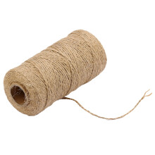 Kit DIY frânghie de cânepă de 2 mm, 100 m/rolă, frânghie împletită pentru meșteșuguri, decor de perete foto, compatibil cu proiecte lucrate