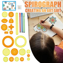 syligr Toys, Conjunto de Pintura com Régua, Brinquedo Educativo para Desenho com Régua 3ML - Liquidação