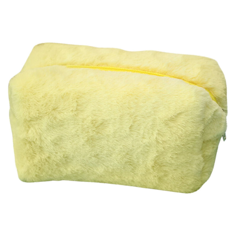 Cyber Monday Deals: Kcavykas Cute Large-Capacity Cosmetic Bag, Portable Plush Velvet Storage Bag Compatible with Travel Essentials