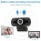 Cámara web Full HD 1080p para PC de escritorio con micrófono para videollamadas. 5