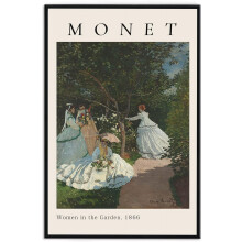 Ealaín Balla Monet Asdg12s - Mná sa Ghairdín le Claude Monet - Prionta Ealaíne Impriseanaíoch don Seomra Maireachtála, don Seomra Leapa, don