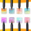 12 Colors Gradient Rainbow Pencils Art Drawing Sketching 6