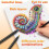 12 Colors Gradient Rainbow Pencils Art Drawing Sketching 5