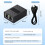 Καλώδιο δικτύου 1to2EthernetΔιαχωριστής δικτύου RJ4510MΠροσαρμογέας επέκτασης συνδέσμου 4