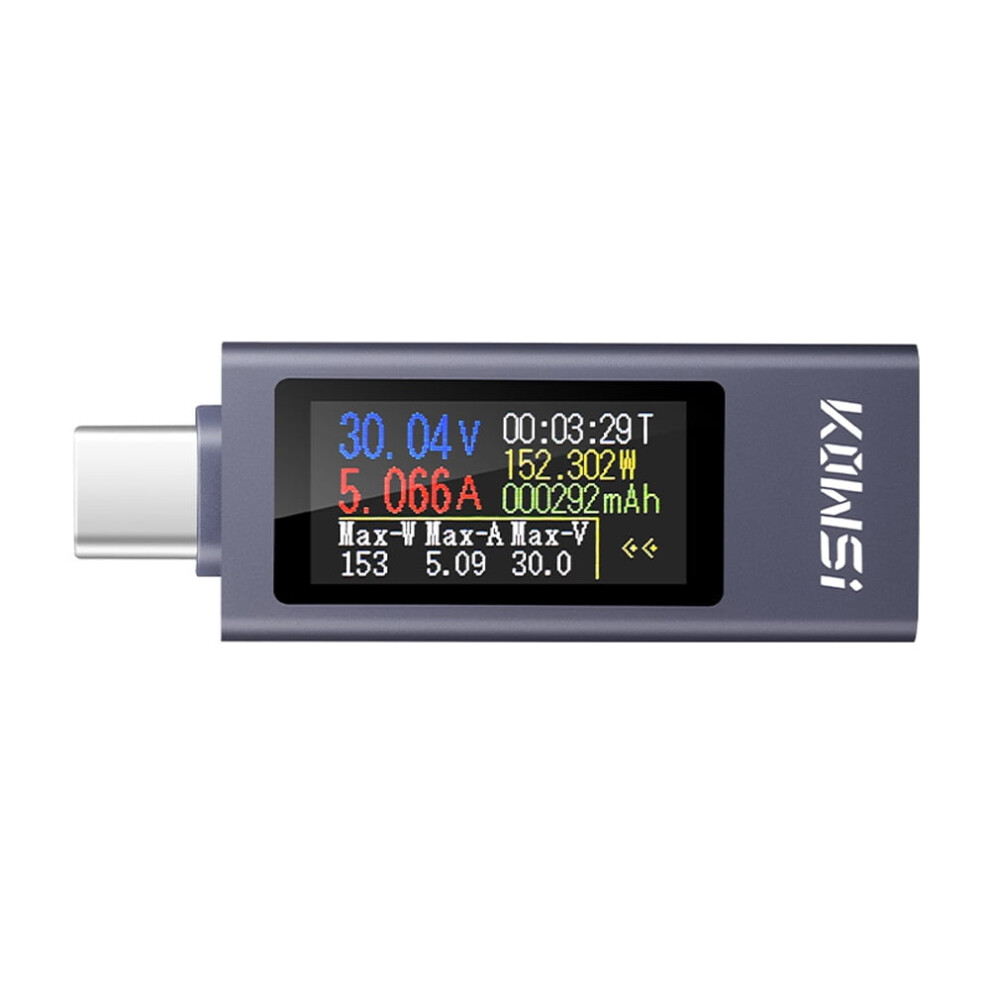 Kowsi Type C Cellphone Charging Tester, Portable Pd Direct Current Voltmeter For Fastcharging Test 9395123110615