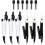 Eease 6pc Math Compass Set for Students, Teachers, Office, Carpentry & Art 1